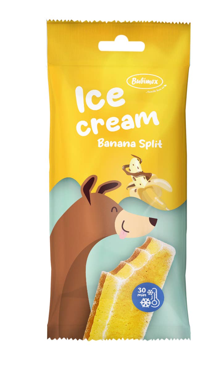 Bubimex - Wholesale Pet Treats - Dog - Bubi Ice Cream Banana Split 50g0