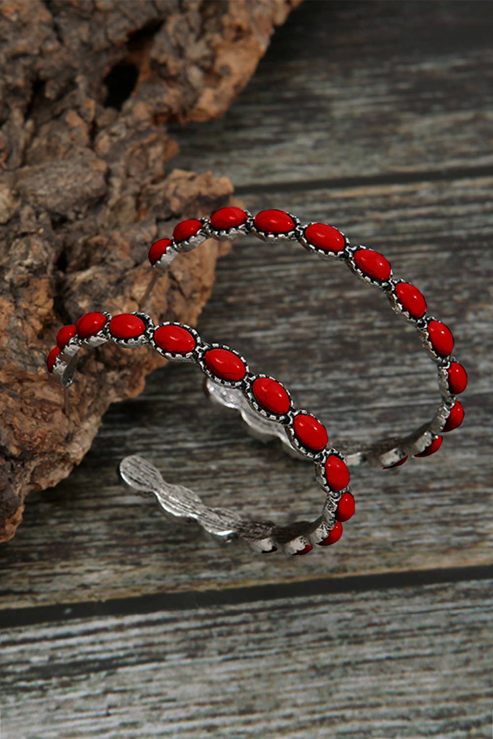 Lovesoft - Wholesale Dangle Earrings - Gem Inlay Retro C-shape Earrings16