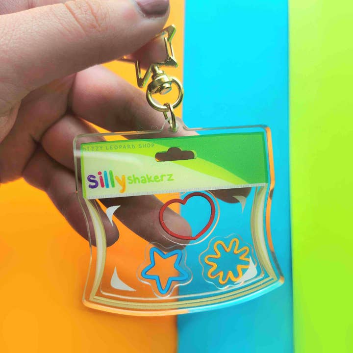 Silly Bandz Shaker Nøglering for engroshandel hos Dizzy Leopard Shop