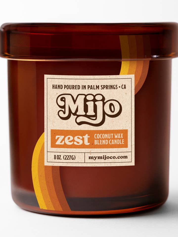 Zest for wholesale by Mijo Candle Co