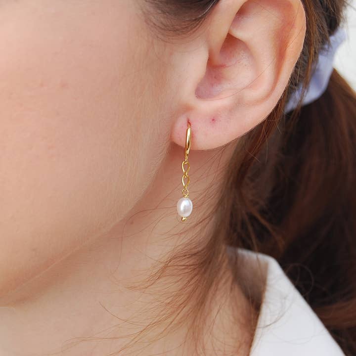 Orecchini da sposa in argento Sterling 925 con perle per la vendita all'ingrosso da parte di Yneda Jewels