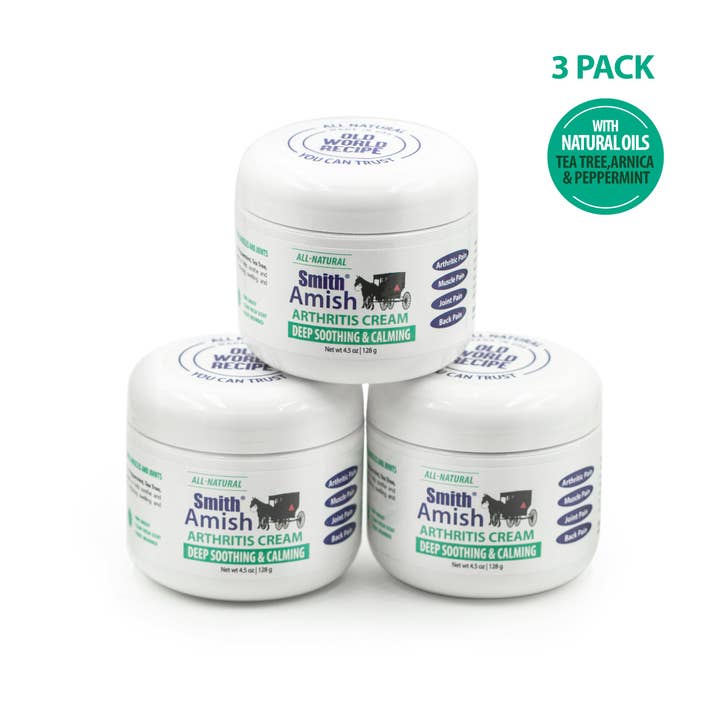 Smith Amish Creams - Wholesale Pain Relief Spray/Cream - 3 Pack Smith Amish® Arthritis Cream