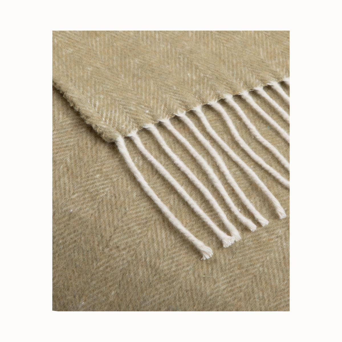 SOFIA TOSCANO - Wholesale Throw blanket - Super Soft Babele Herringbone - Plaid in Recycled Cotton1