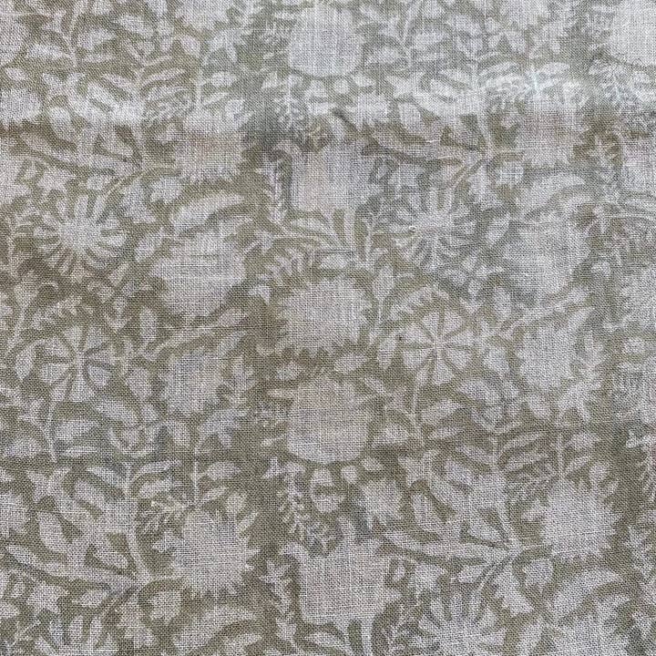 Thread To Form - Wholesale Fabric - Bradley Hand Block Printed Linen Upholstery Fabric