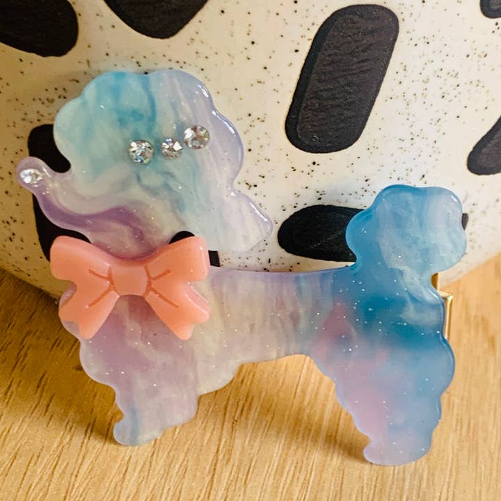 Cookie & the Dude - Wholesale Hair Clip - Women's - Poodle Hair Clip (imported)