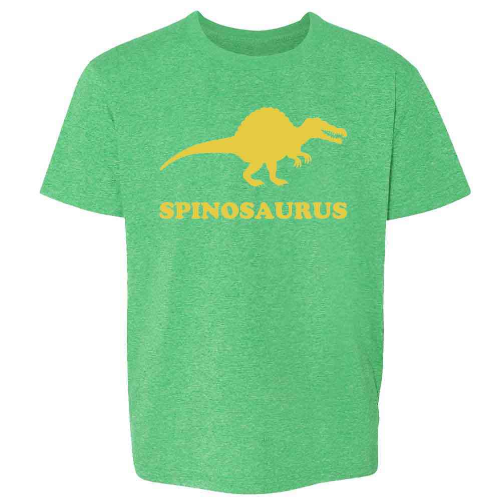 Pop Threads - Wholesale T-shirt met zeefdruk - Kinderen - Spinosaurus Retro Dinosaurus Jura Krijt Kinderen2