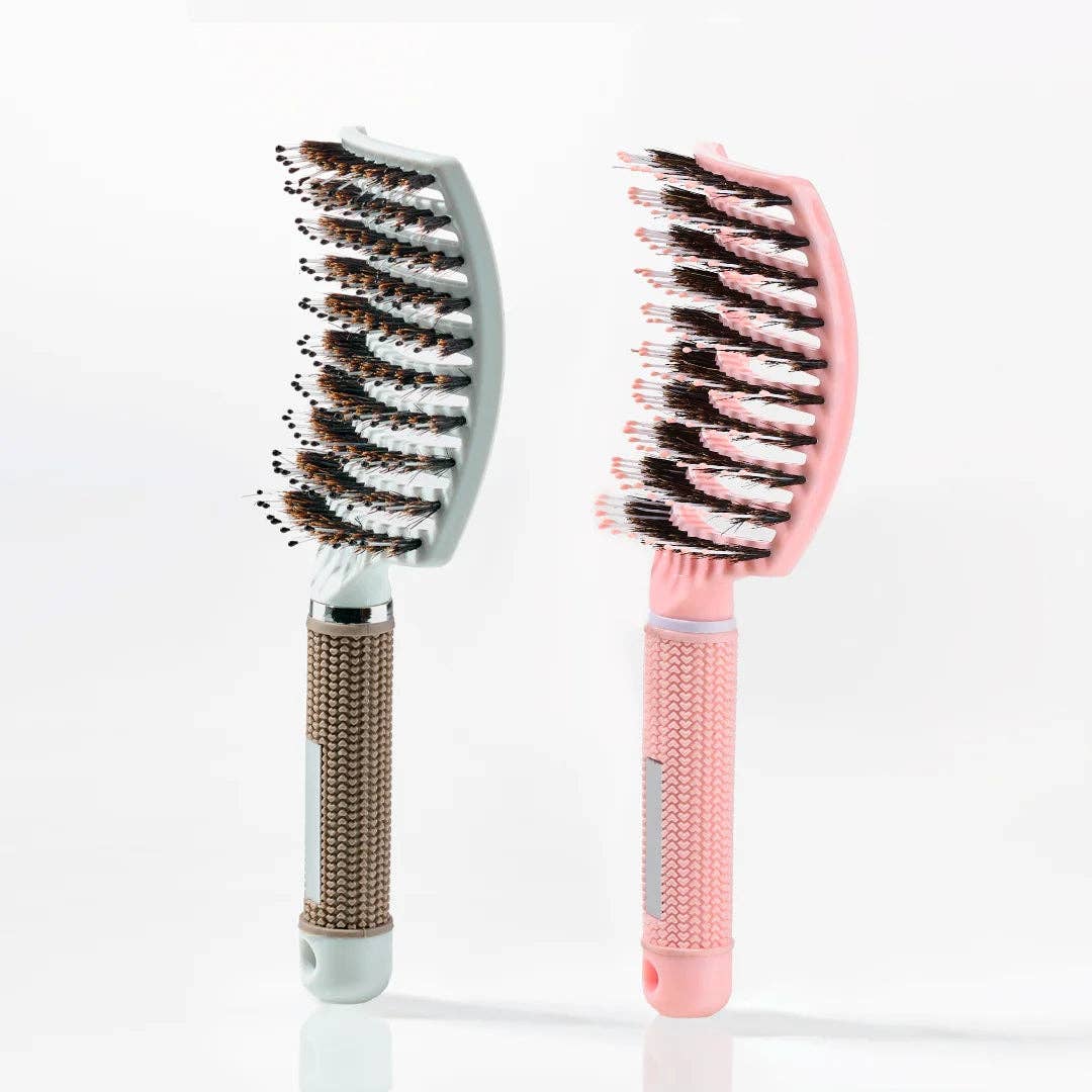 Yuaia Haircare – Engroshandel Hårbørste/kam – Hårbørste med ornebørster - Curved Paddle Brush6