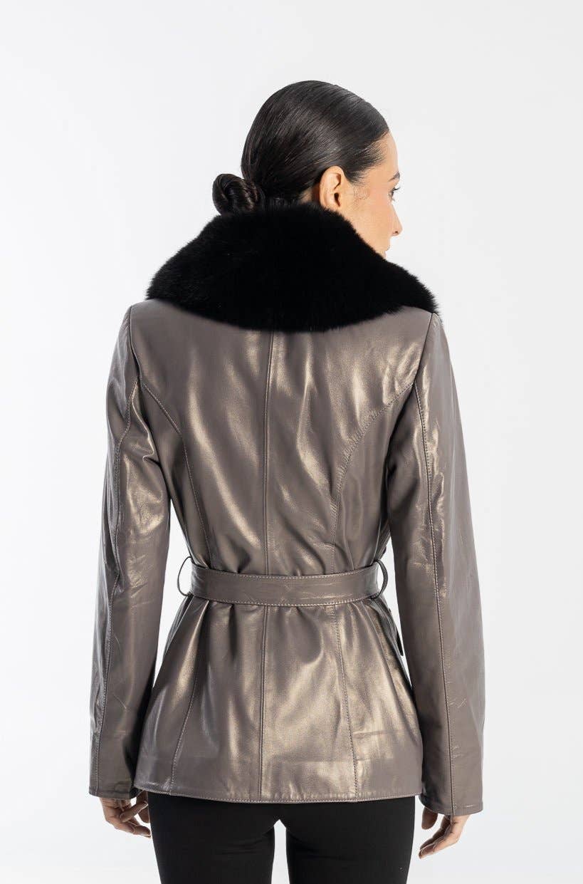 Cuir Dimitri - Wholesale Leather Jacket - Women's - GABRIELLE4