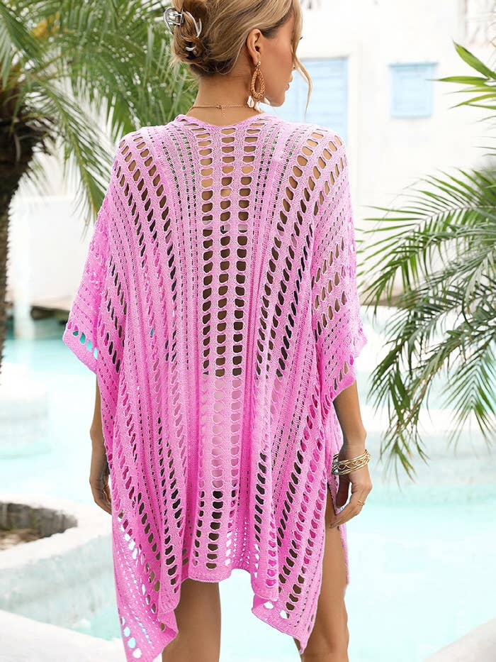 Lily Clothing - Wholesale Swim Cover Up - Women's - CWMW0024_HOLLOW KNITTED BEACH WEAR SWIM COVER UP19