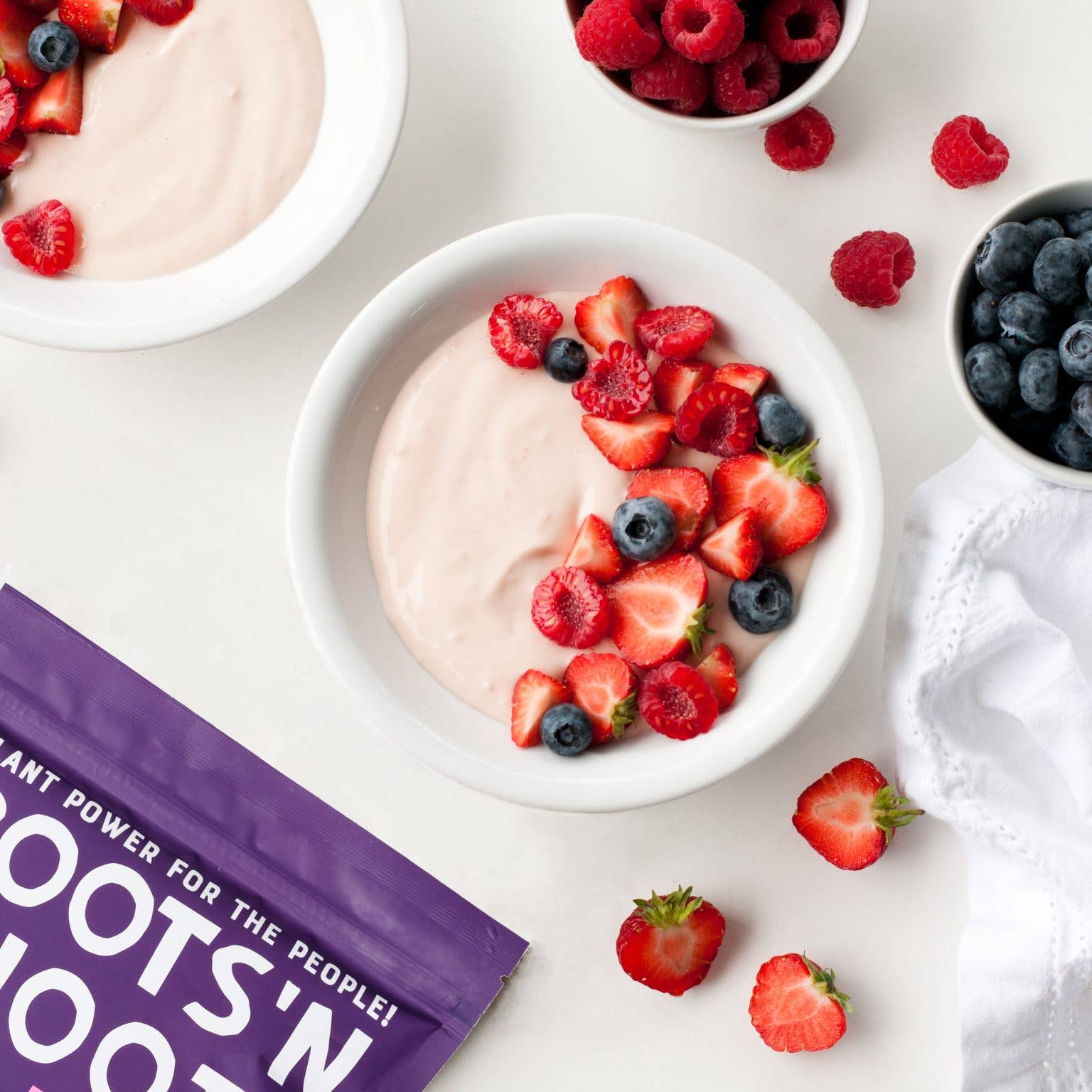 Roots 'n Shoots (Nutrition) Ltd - Wholesale Protein/superfood powder - Vegan Protein Powder with Vit B12 Berry 500g3