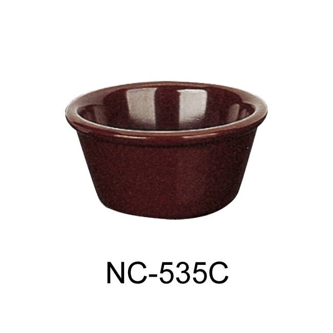 Yanco - Wholesale Bowl - 2 1/2", 1.5 OZ SMOOTH RAMEKIN CHOCOLATE0