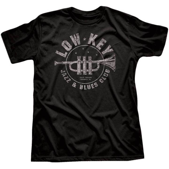 Men's Low Key Jazz and Blues Club T-shirt for wholesale by Solid Threads