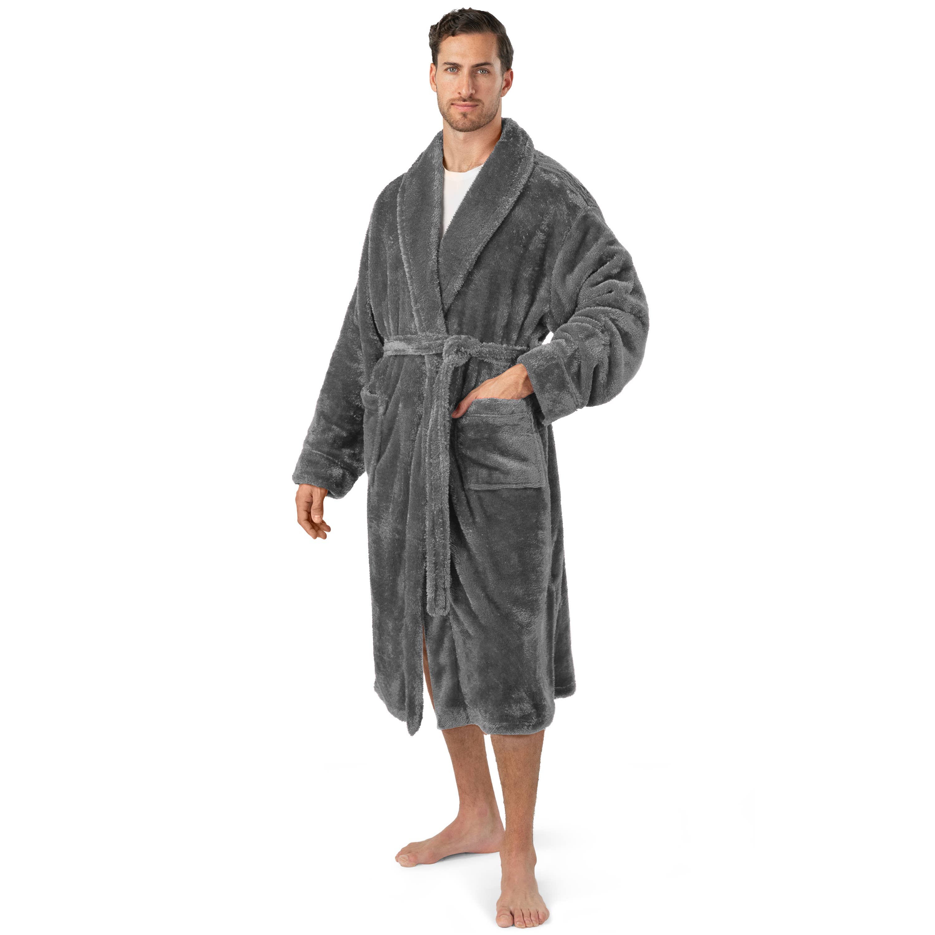 Pavilia - Wholesale Robe - Men's - Men's Sherpa Fluffy Robe50