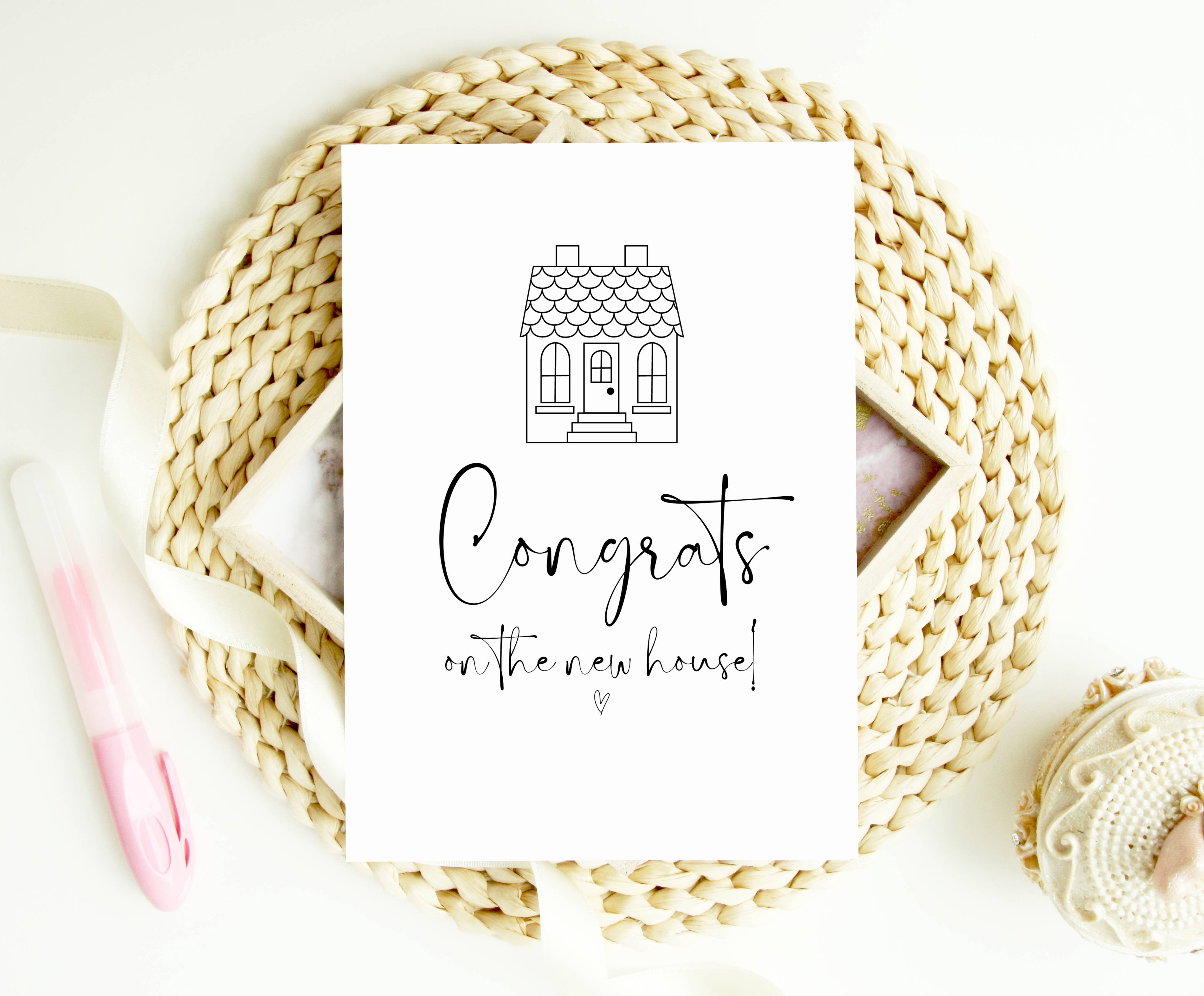 Wholesale new house card for your store for Congratulations On New Home Card Free Printable