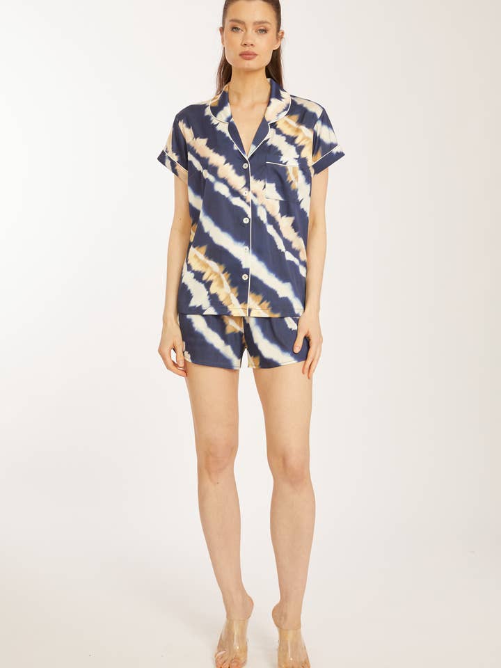 Mai Tai Night Short PJ Set for wholesale by Wrap Up by VP