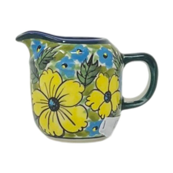 Creamer, Individual, 2.5 oz in "Sunny Meadow" by Zaklady | Y1145-ART332 for wholesale by Polish Pottery Outlet