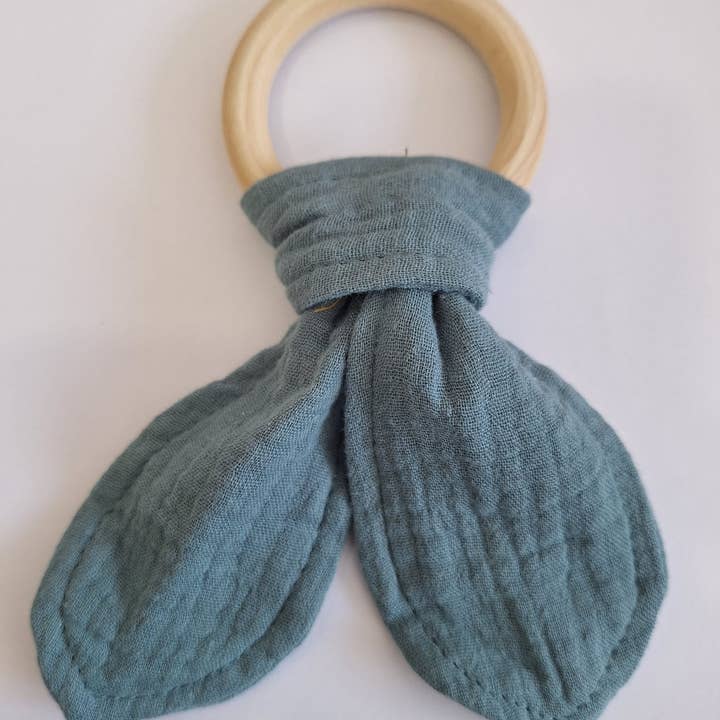 Cotton Socks - Wholesale Teether (Not Clip-On) - Baby - MC-04 Organic Cotton Muslin Teether 16 cm x 8 cm32