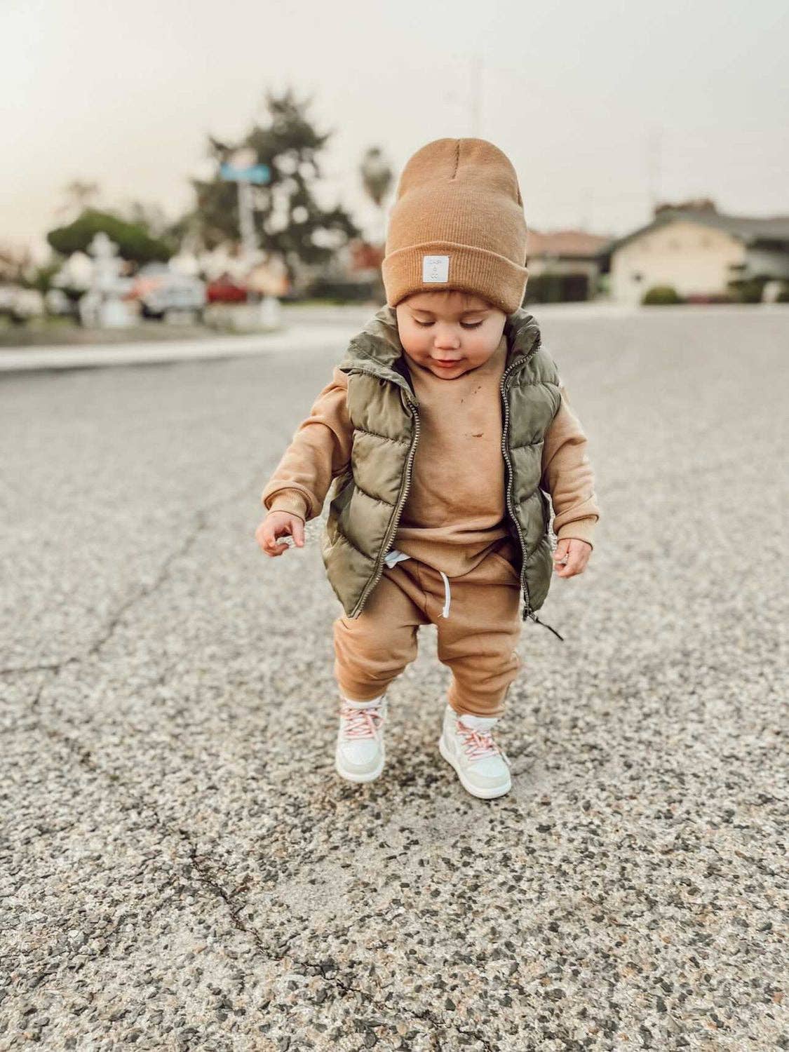 Orcas Lucille - Vente Pantalon d'intérieur/de jogging – enfant - Pantalon de jogging - Moka3