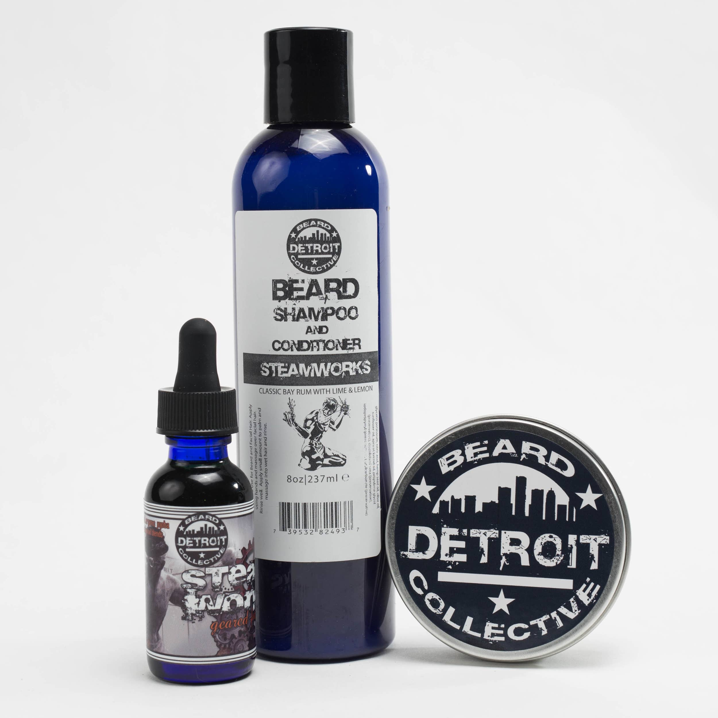 Detroit Beard Collective/Beard Crate - Wholesale Beard Styling Product - Steamworks Beard Shampoo0