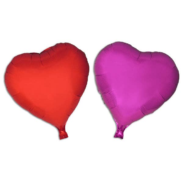 Mylar Heart Balloons 6 Pack for wholesale by Kipp Brothers