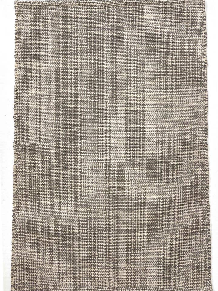 Tapis hippie chic en coton chiné 2 pi x 3 pi - gris pour la vente par Jafsons International