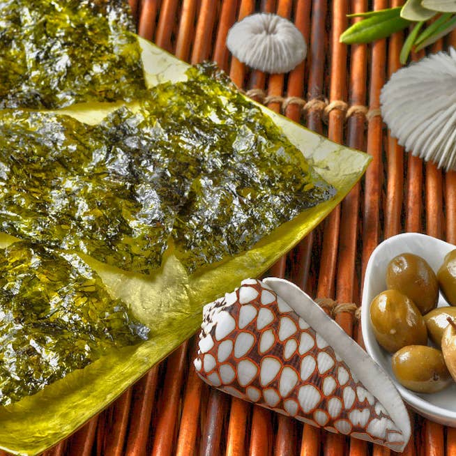 SEAWEED MARKET - Wholesale Puffed Snack - Sea Crunchy Seaweed Snacks with Olive Oil 10g x 12pcs3