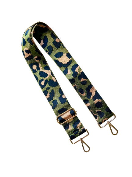 Thomas and Lee Company - Wholesale Bag Strap - Women's - Leopard Cheetah Guitar Purse Strap - 10 Colors available3