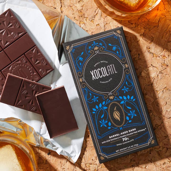 Barrel Aged Dark: 70% dark chocolate with ASW whiskey and other Purchase Wholesale ranger chocolate. Free Returns & Net 60 Terms on Faire trending on Faire.