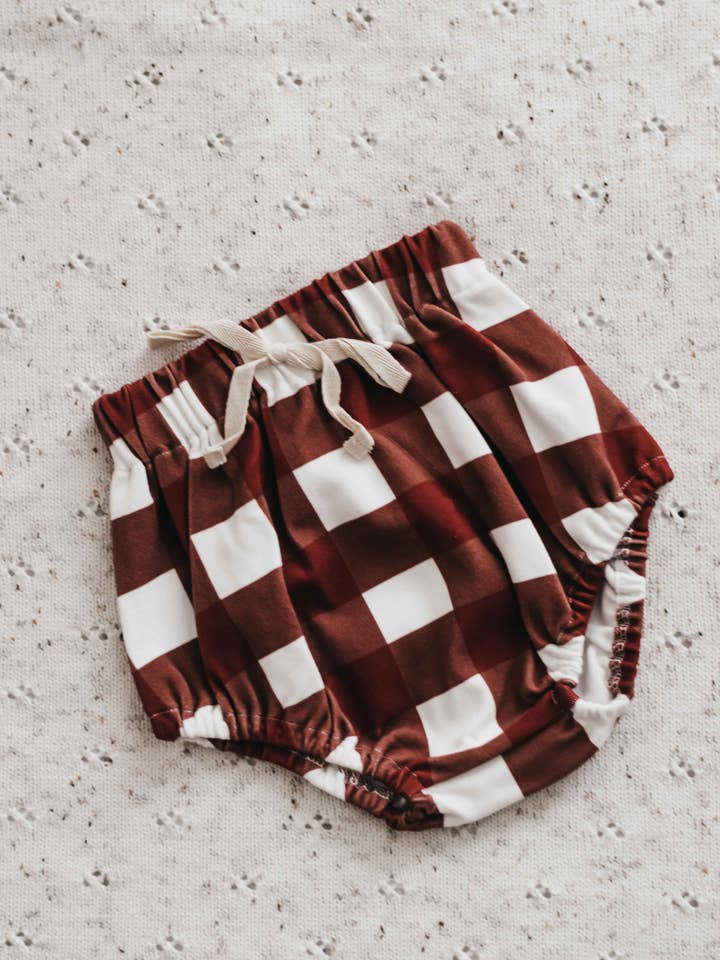 Bombachos Básicos: Vichy Rojo para venta al por mayor de Bencer & Hazelnut