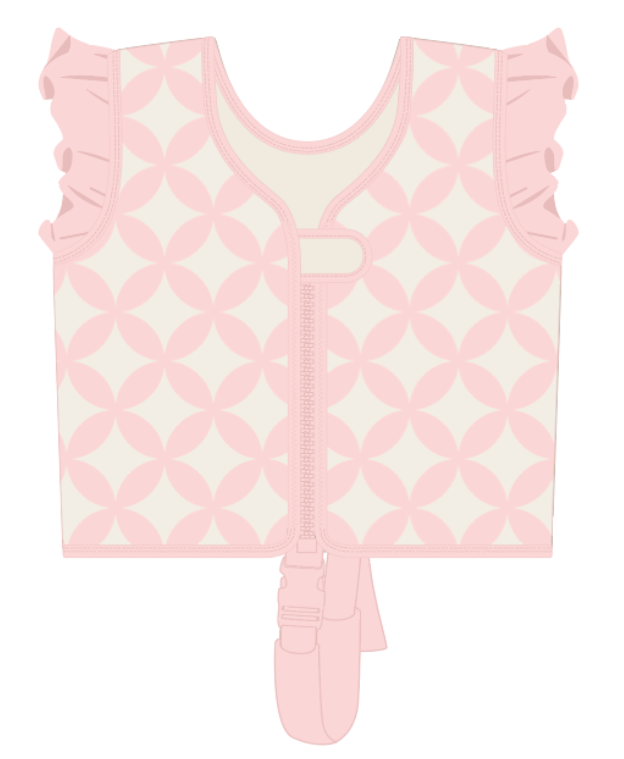 Flamingueo – Großhandel Strandzubehör – Rosa Kinderweste (KEINE Rettungsweste)0