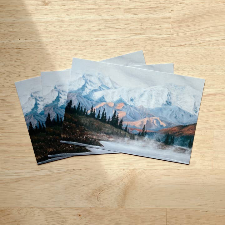 Lauren Simpson Art - Wholesale Postcard - Denali Postcard1