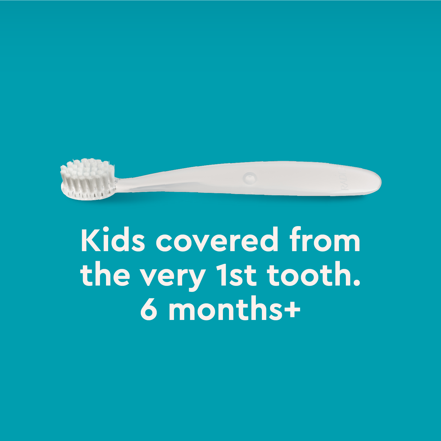 RADIUS - Wholesale Toothbrush - Kids & Baby - Pure Brush Toothbrush - 6 mo +3