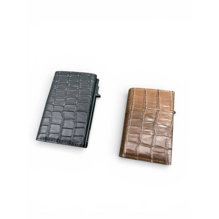 Crocodile design - Leather Wallet - Mens Wallet for wholesale by Armoir fashion