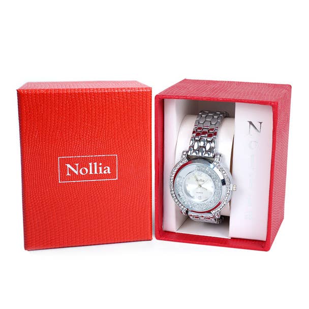 Selini New York - Vente Montre – femme - Montre habillée pour femme argentée 41 mm1