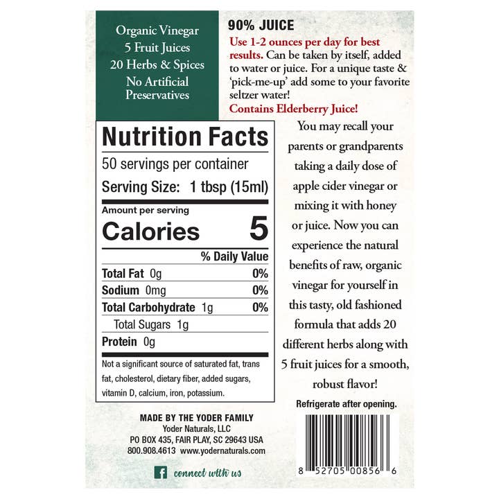 Yoder Naturals - Wholesale Oral Supplement/Vitamin - Yoder's Good Health Recipe5