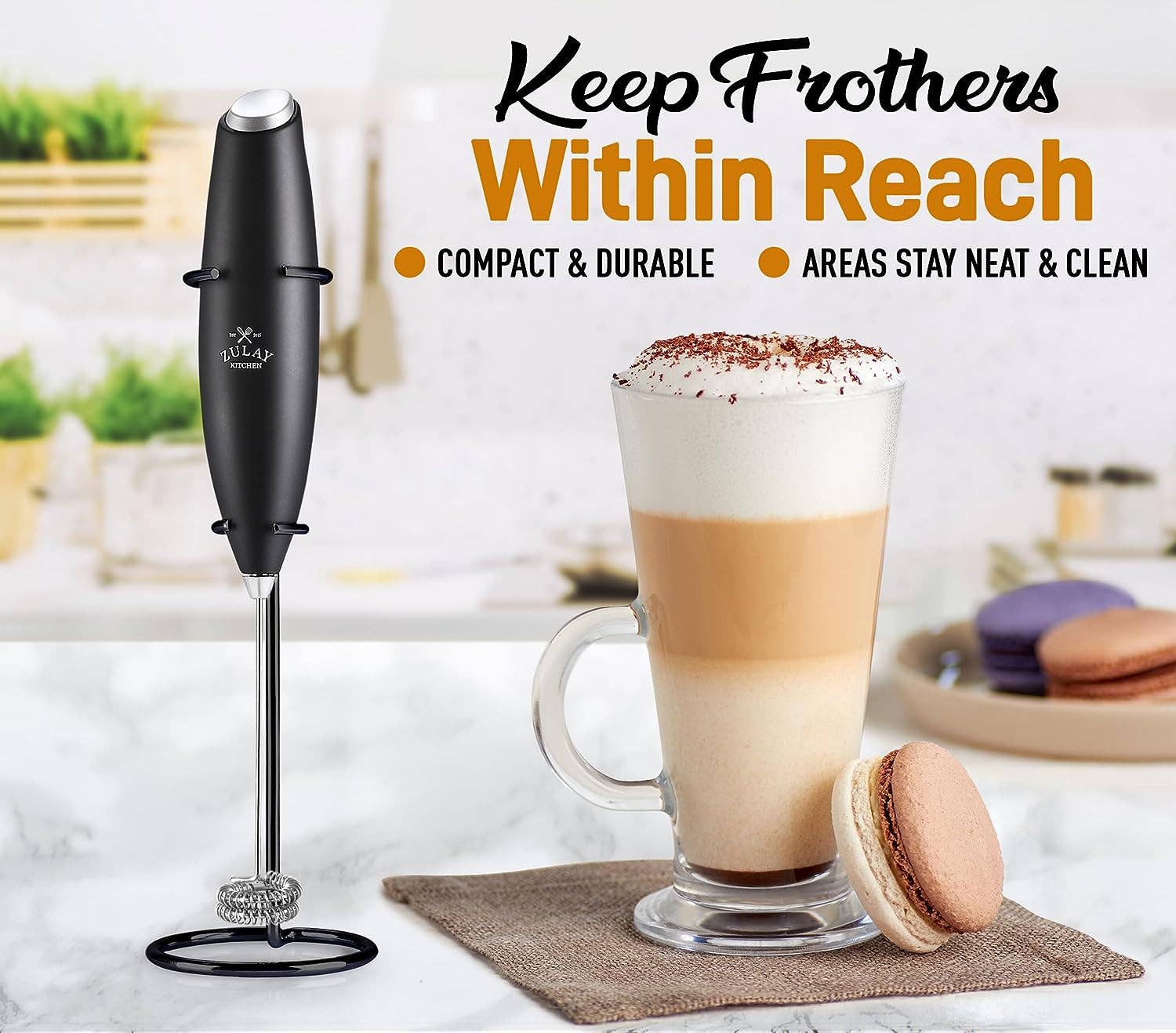 Zulay Kitchen - Wholesale Kitchen Tool/Gadget - Zulay Original Frother Stand for Milk Frothers16