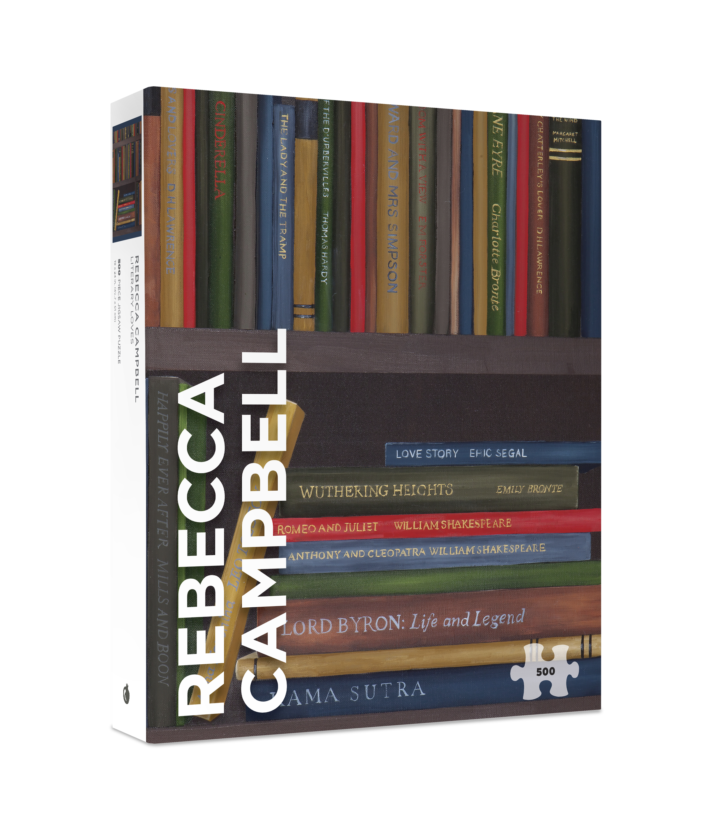 Pomegranate - Wholesale Puzzle - Adult - Rebecca Campbell: Literary Loves 500-Piece Jigsaw Puzzle0