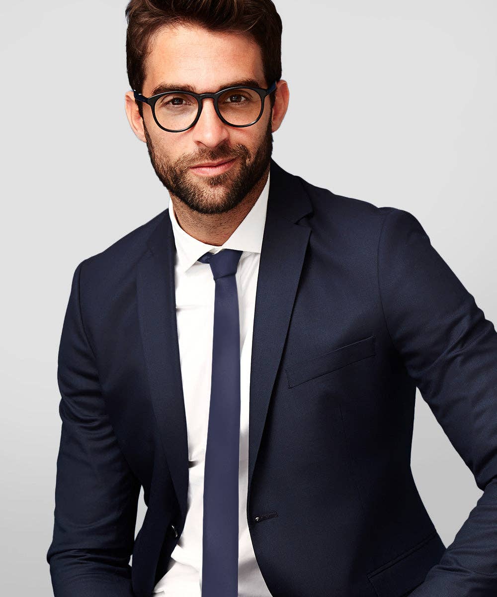 Dubal Brothers - Vente Cravate – homme - Cravate fine unie (4 paquets) par Vittorio Farina18