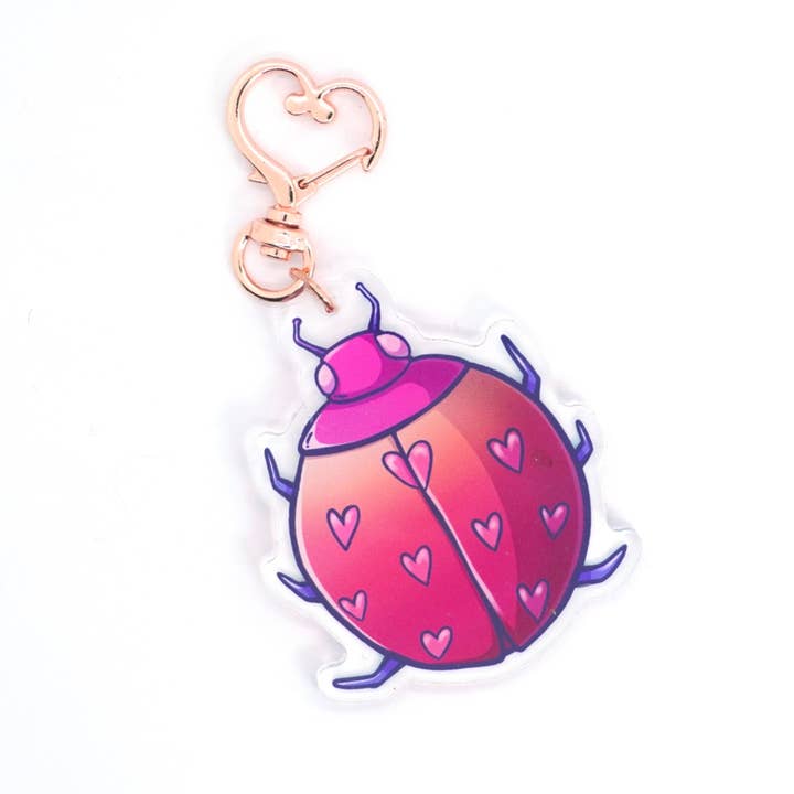 Love Lady Bird — Schlüsselanhänger aus Acryl, Love Forest für den Großhandel von Burrows Arts