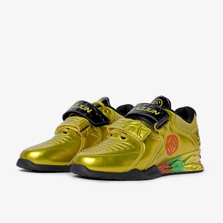 Gold LUXIAOJUN Champion PowerPro I Weightlifting Shoes(Golden) for wholesale on Faire
