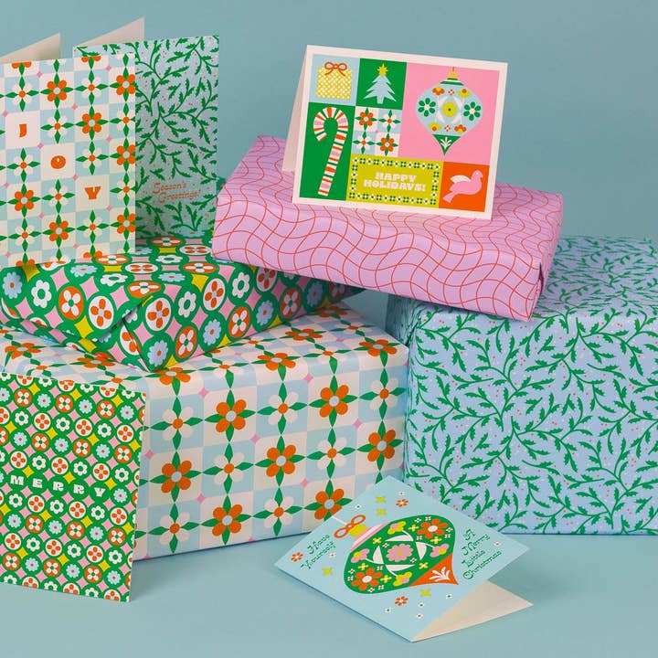 My Darlin' – wholesale Flat wrap – Razzle Dazzle Flowers Holiday Gift Wrap Sheets or Roll1