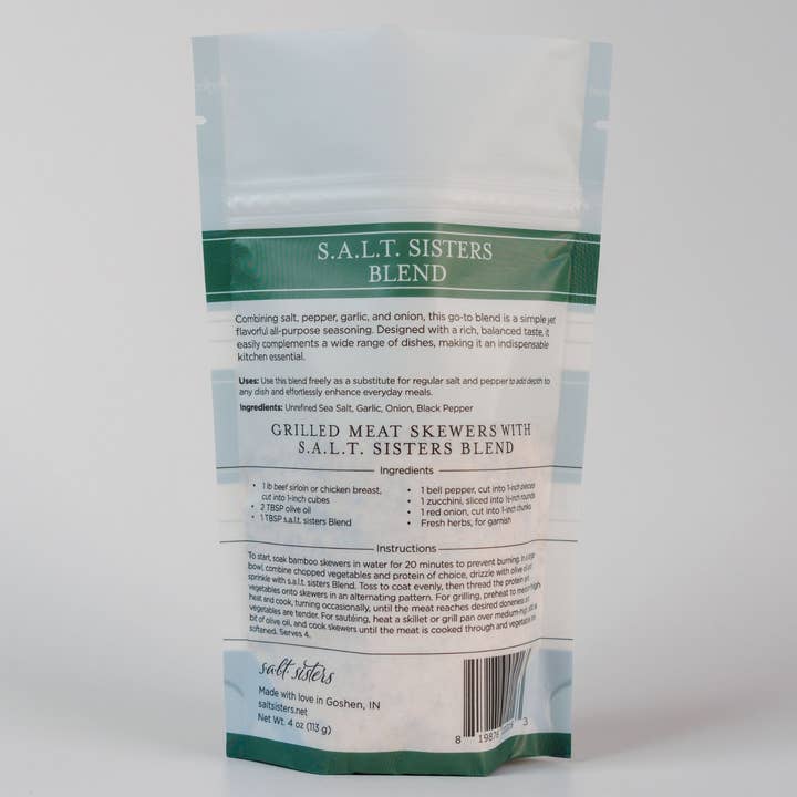 Salt Sisters - Wholesale Dried Spice Mix - Herb, Spice & Salt Blend - s.a.l.t. sisters Blend - 4 oz1