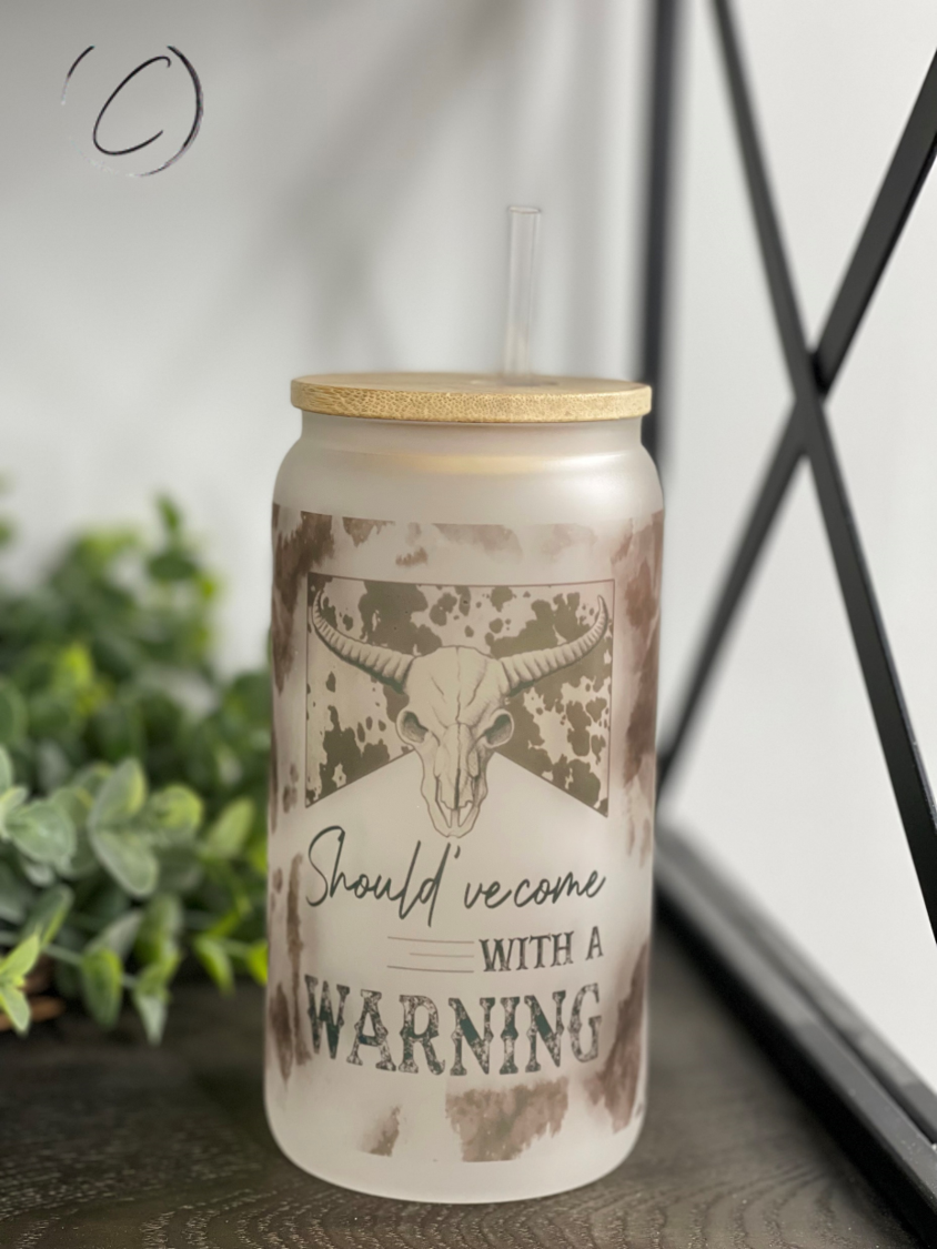 CMD Wholesale - Venta al por mayor Vaso/copa - Vaso Libbey Should 've Come With A Warning de 16 oz1