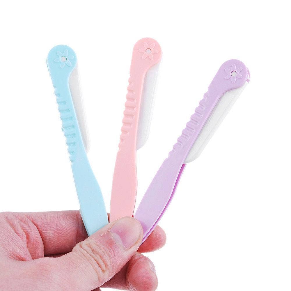 My Wholesale Warehouse - Wholesale Eyebrow Razor/Shaper - Eyebrow Brow Shaper & Dermaplaning Safe Painless Portable Razor Tool1