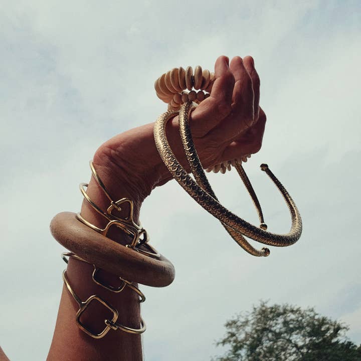 Bisjoux - Wholesale Choker/Collar - Brass Thin Simple fishscale Collar necklace7