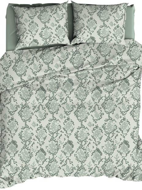 Satin D'Or Duvet Cover Blake Green for wholesale by TEXTAP B.V.
