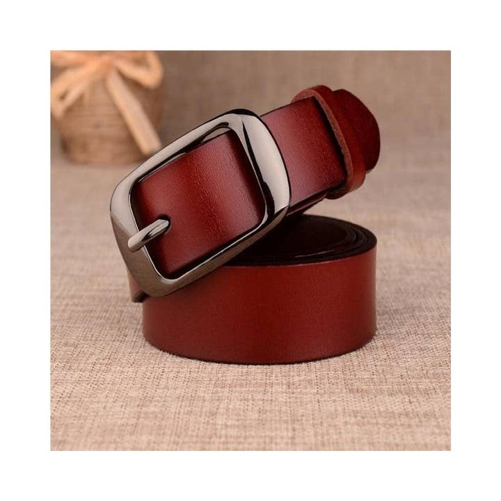 Sheer Trend - Wholesale Belt - Women's - Genuine Leather Cowhide Fashion Versatile Women's Belt5