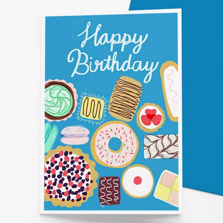 Tarjeta de cumpleaños pastelería para venta al por mayor de Francesca Iannaccone