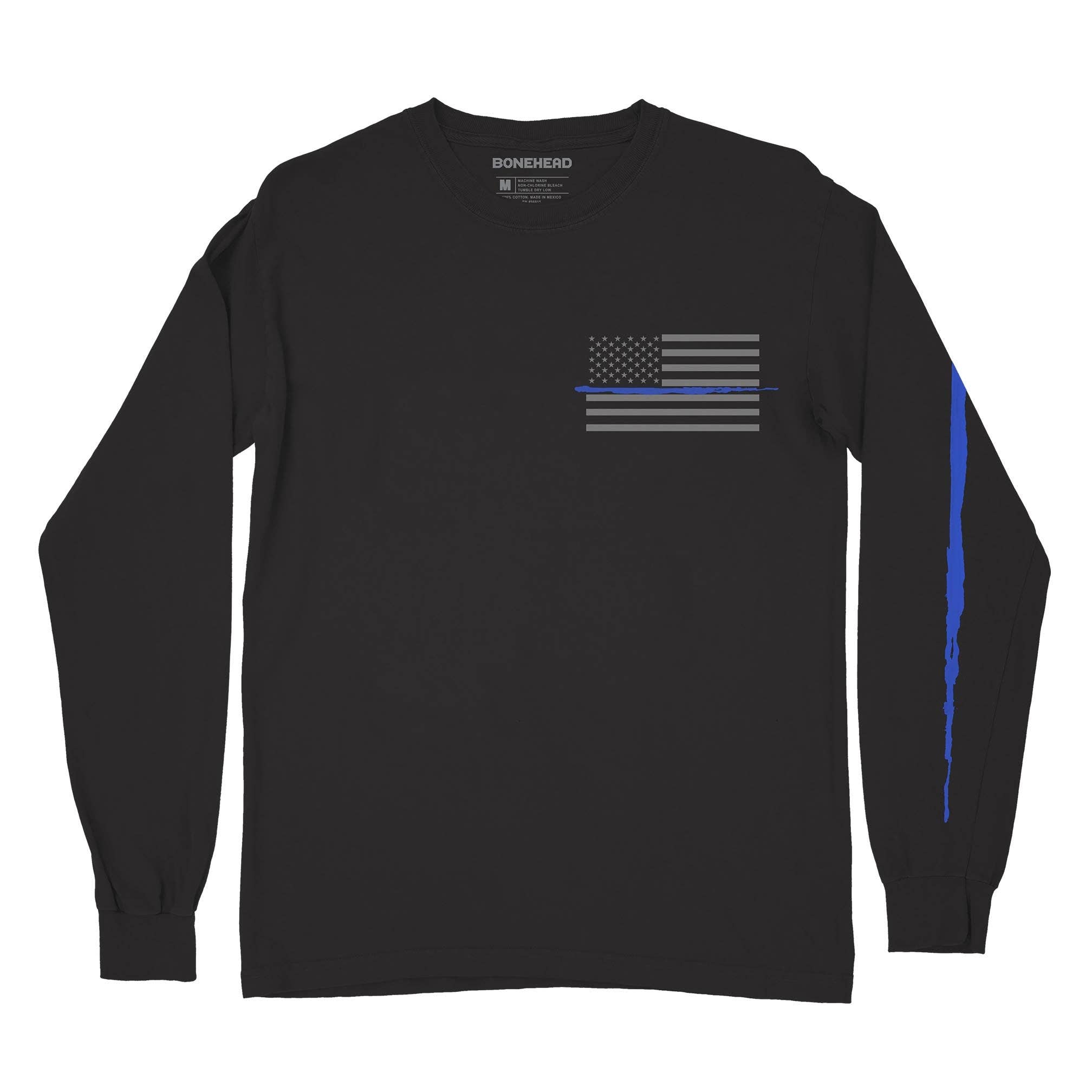 Bone Head Outfitters - Wholesale Screen Printed T-Shirt - Men's - Band of Blue LST1