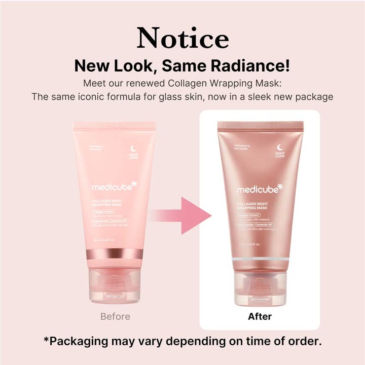 Glowiss - Wholesale Skincare Face Mask - MEDICUBE Collagen Overnight Wrapping Peel Off Facial Mask 75ml